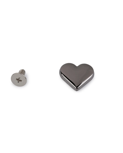 Sedlářský nýt šroubovací srdce 15x14 mm - 7 pár | Mimib