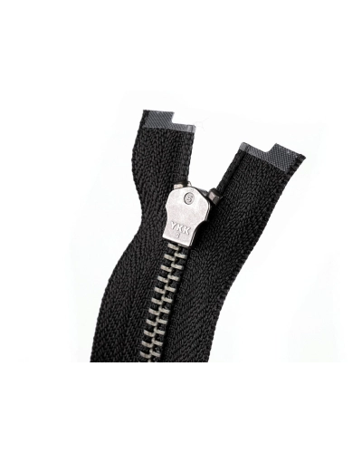 Zip kovový YKK No 5 dělitelný 2 jezdce / dvoucestný 70 cm na kožené bundy - 1 ks | Mimib