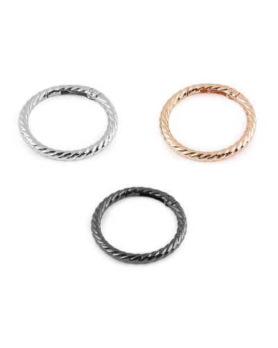 Karabina kulatá ozdobná Ø38 mm - 1 ks | Mimib