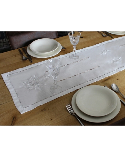 Běhoun / ubrus textilní vyšívaný 40x160 cm - 1 ks | Mimib
