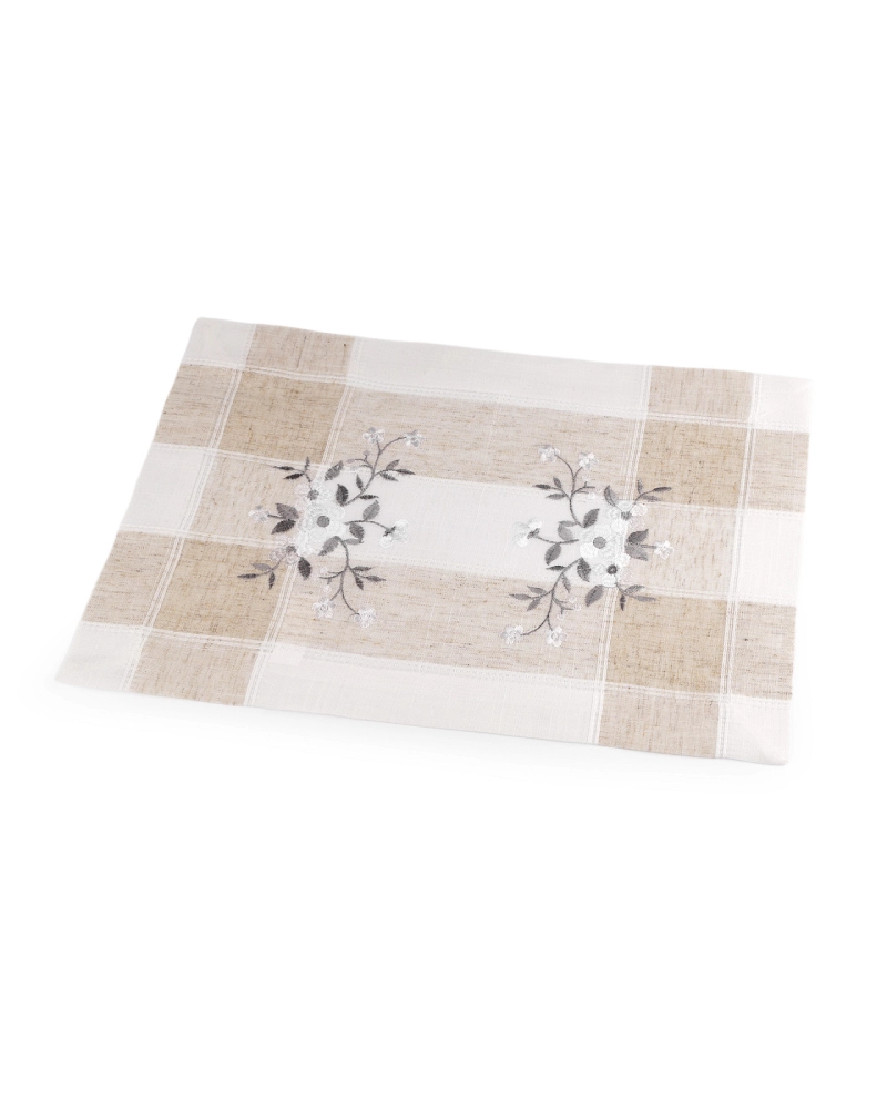 Prostírání textilní vyšívané 32x47 cm - 2 ks | Mimib