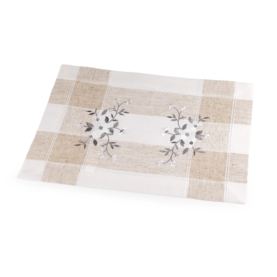Prostírání textilní vyšívané 32x47 cm - 2 ks | Mimib