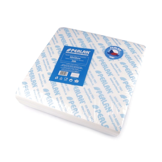 Netkaná textilie Perlan 32x32 cm s certifikací 200 ks - 1 sáček | Mimib