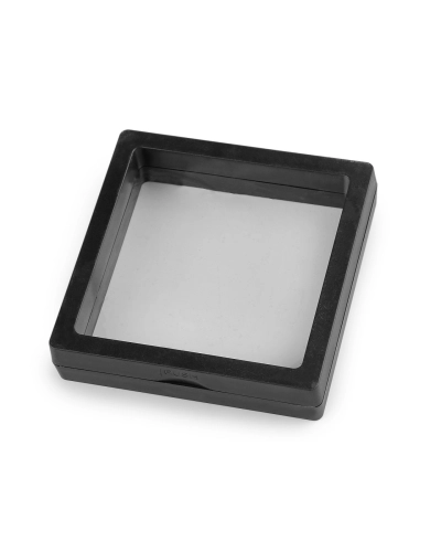 Krabička / rámeček s průhlednou fólií k vystavení zboží a dárkovému balení 9x9 cm - 1 ks | Mimib