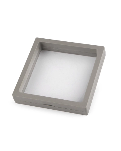 Krabička / rámeček s průhlednou fólií k vystavení zboží a dárkovému balení 11x11 cm - 1 ks | Mimib