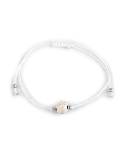 Náramek shamballa s imitací minerálu - 1 ks | Mimib