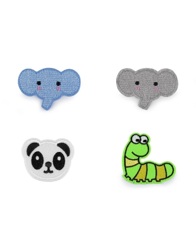 Nažehlovačka panda, slon, housenka - 10 ks | Mimib