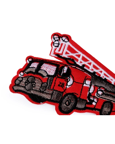 Nažehlovačka traktor, jeřáb, auto, bagr, hasiči - 10 ks | Mimib