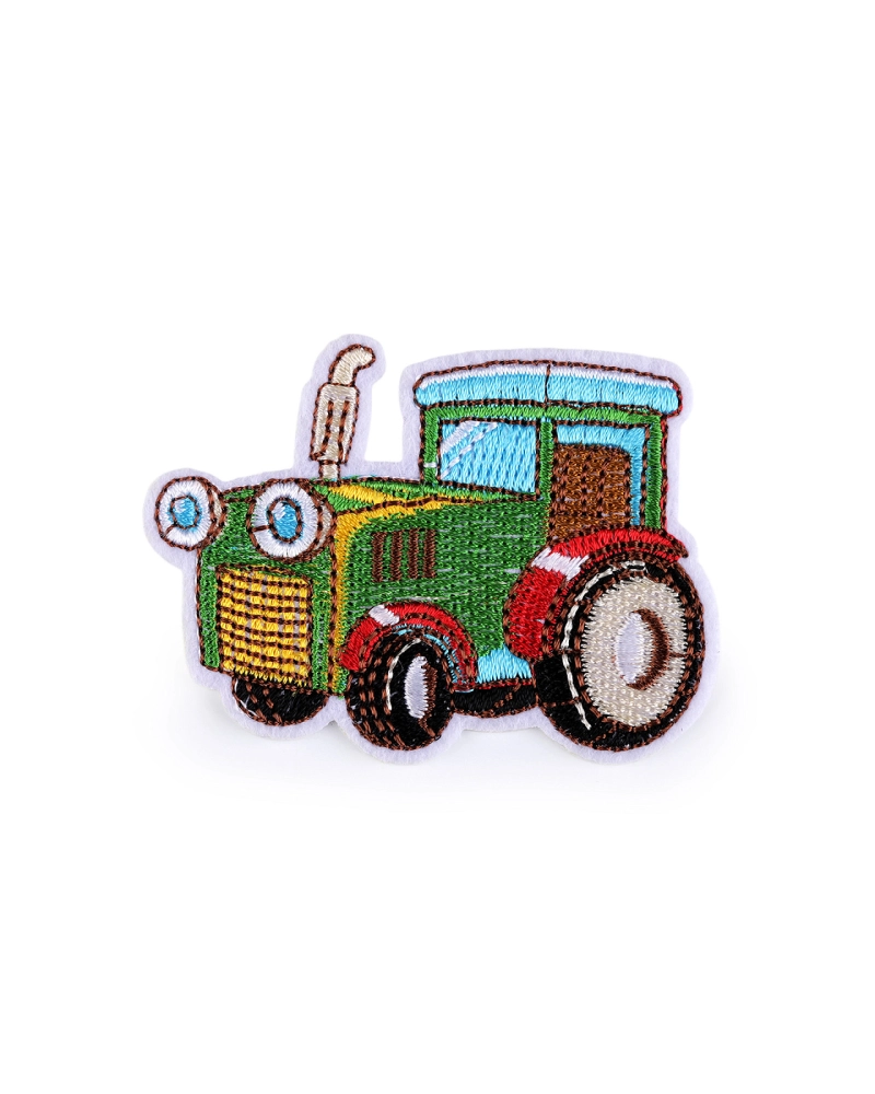 Nažehlovačka traktor, jeřáb, auto, bagr, hasiči - 10 ks | Mimib