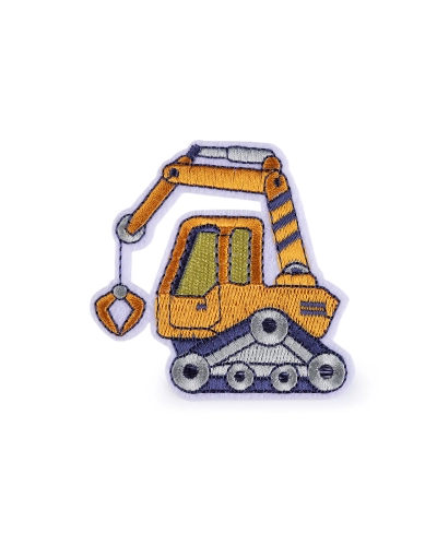 Nažehlovačka traktor, jeřáb, auto, bagr, hasiči - 10 ks | Mimib