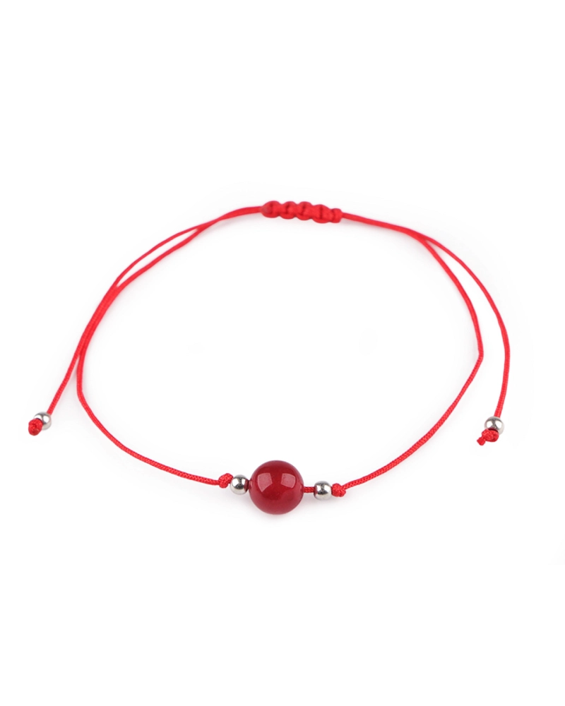 Náramek shamballa minerální korálek - 1 ks | Mimib