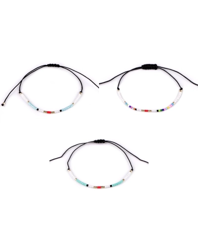 Náramek shamballa s rokajlem - 1 ks | Mimib