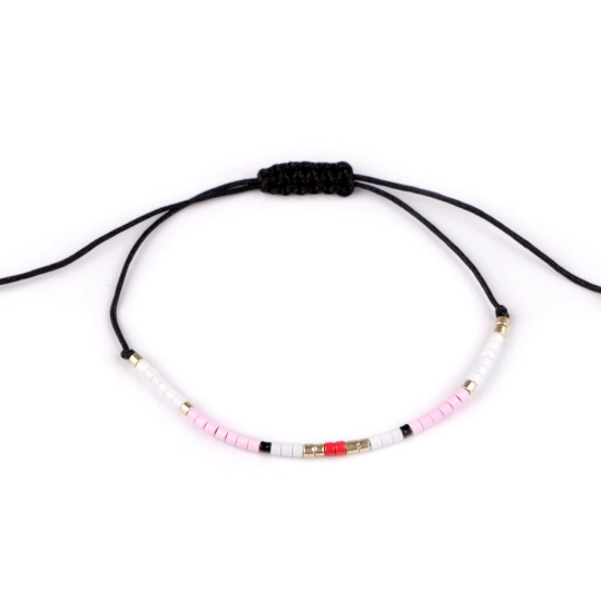 Náramek shamballa s rokajlem - 1 ks | Mimib