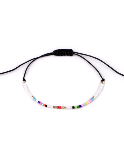 Náramek shamballa s rokajlem - 1 ks | Mimib