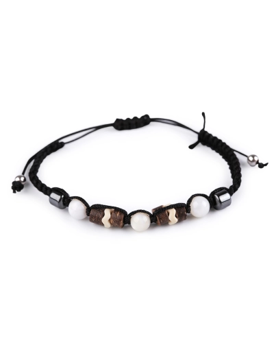 Náramek shamballa unisex - 1 ks | Mimib
