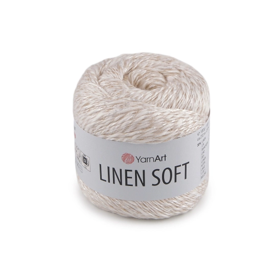 Pletací příze Linen Soft 100 g - 1 ks | Mimib