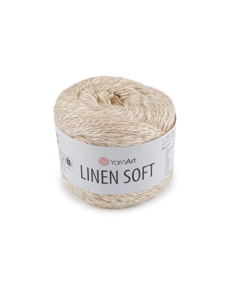 Pletací příze Linen Soft 100 g - 1 ks | Mimib