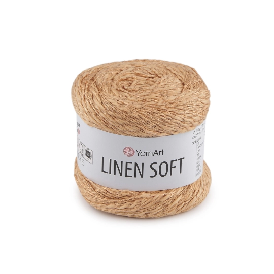 Pletací příze Linen Soft 100 g - 1 ks | Mimib