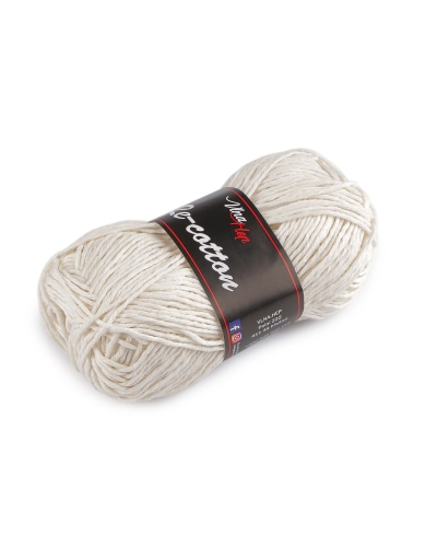 Bavlněná pletací příze Re-Cotton 50 g - 1 ks | Mimib