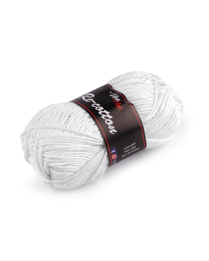 Bavlněná pletací příze Re-Cotton 50 g - 1 ks | Mimib