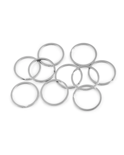 Kroužek na klíče Ø35 mm plochý - 10 ks | Mimib