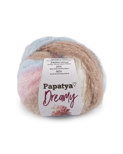 Pletací příze Papatya Dreamy 100 g - 1 ks | Mimib