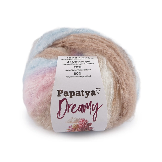Pletací příze Papatya Dreamy 100 g - 1 ks | Mimib