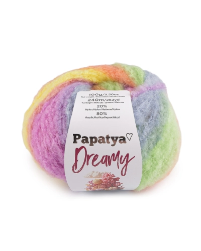 Pletací příze Papatya Dreamy 100 g - 1 ks | Mimib