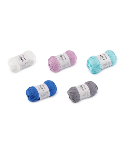 Bavlnená pletacia priadza Cotton Flat 50 g - 1 ks | Mimib