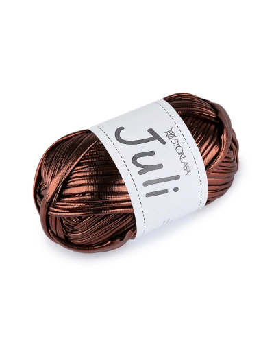 Pletacia priadza Juli metalická 100 g - 1 ks | Mimib