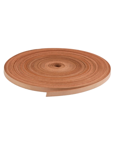 Kožený popruh / ucho na tašky šírka 10 mm metráž - 1 m | Mimib