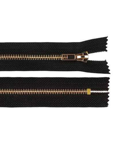 Kovový zips No 5 dĺžka 20 cm (jeansový) - 1 ks | Mimib