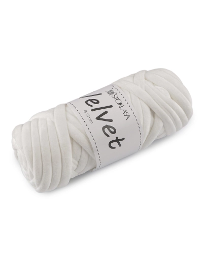 Priadza Marshmallow hrubá Velvet Ø10 mm 500 g - 1 ks | Mimib