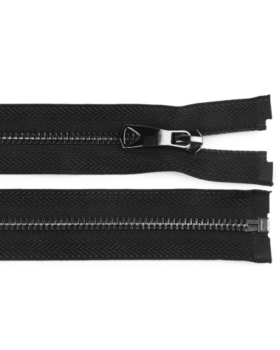 Kovový zips No 5 dĺžka 65 cm s ozdobným bežcom - 1 ks | Mimib