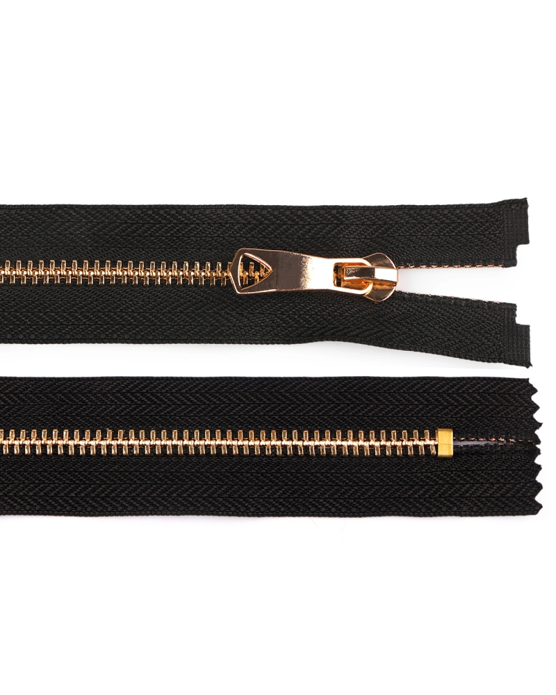 Kovový zips No 5 dĺžka 18 cm s ozdobným jazdcom - 1 ks | Mimib