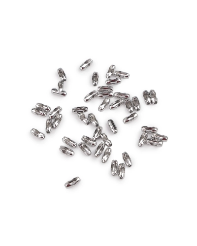 Spojka / koncovka na kuličkový řetízek z nerezové oceli 3x7 mm - 50 ks | Mimib