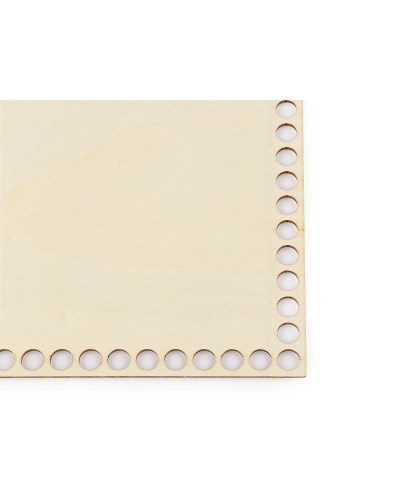 Dřevěné dno na háčkování / výrobu košíků 15x15 cm - 1 ks | Mimib