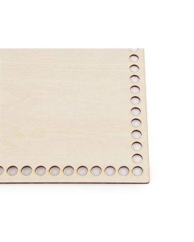 Dřevěné dno na háčkování / výrobu košíků 20x25 cm - 1 ks | Mimib