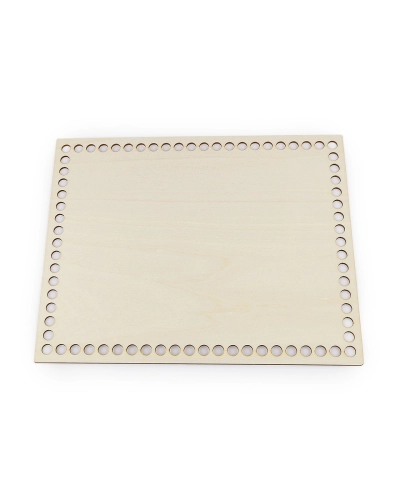 Dřevěné dno na háčkování / výrobu košíků 20x25 cm - 1 ks | Mimib