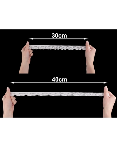 Elastická čipka šírka 28 mm - 25.2 m