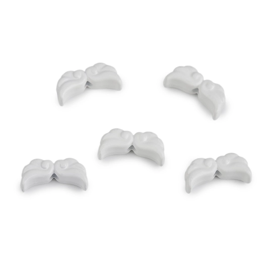 Ozdobný díl andělská křídla lakovaná 6x12 mm - 5 ks | Mimib
