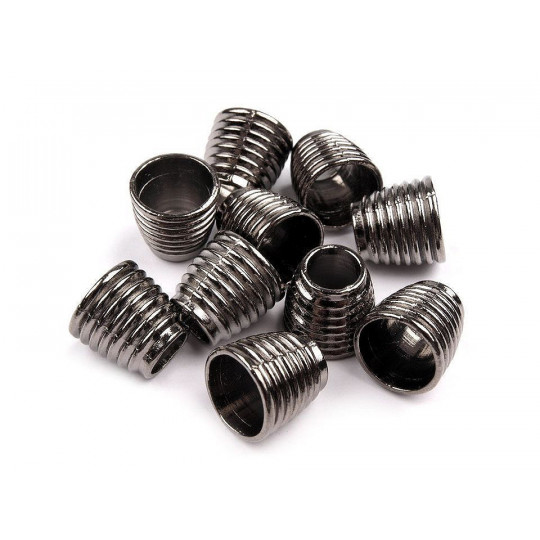 Kovová koncovka na šňůru 12x13 mm | Mimib