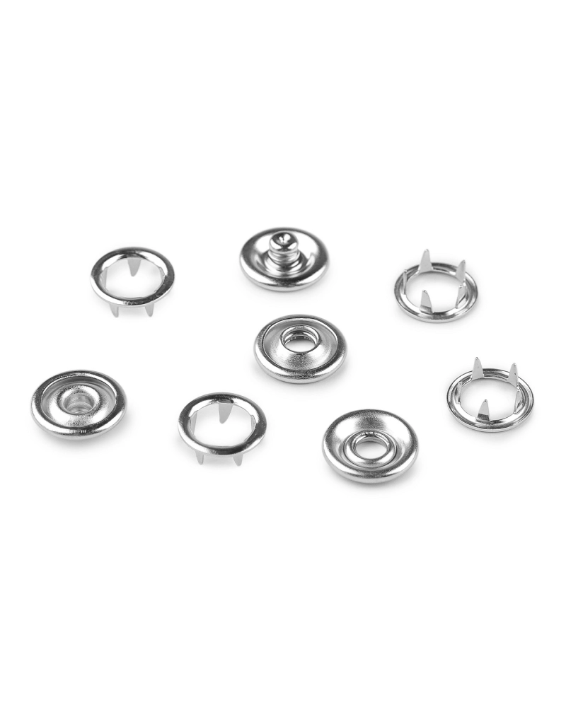 Knoflíky stiskací Roland Baby Ø11 mm na silné látky, sypané - 500 sada | Mimib