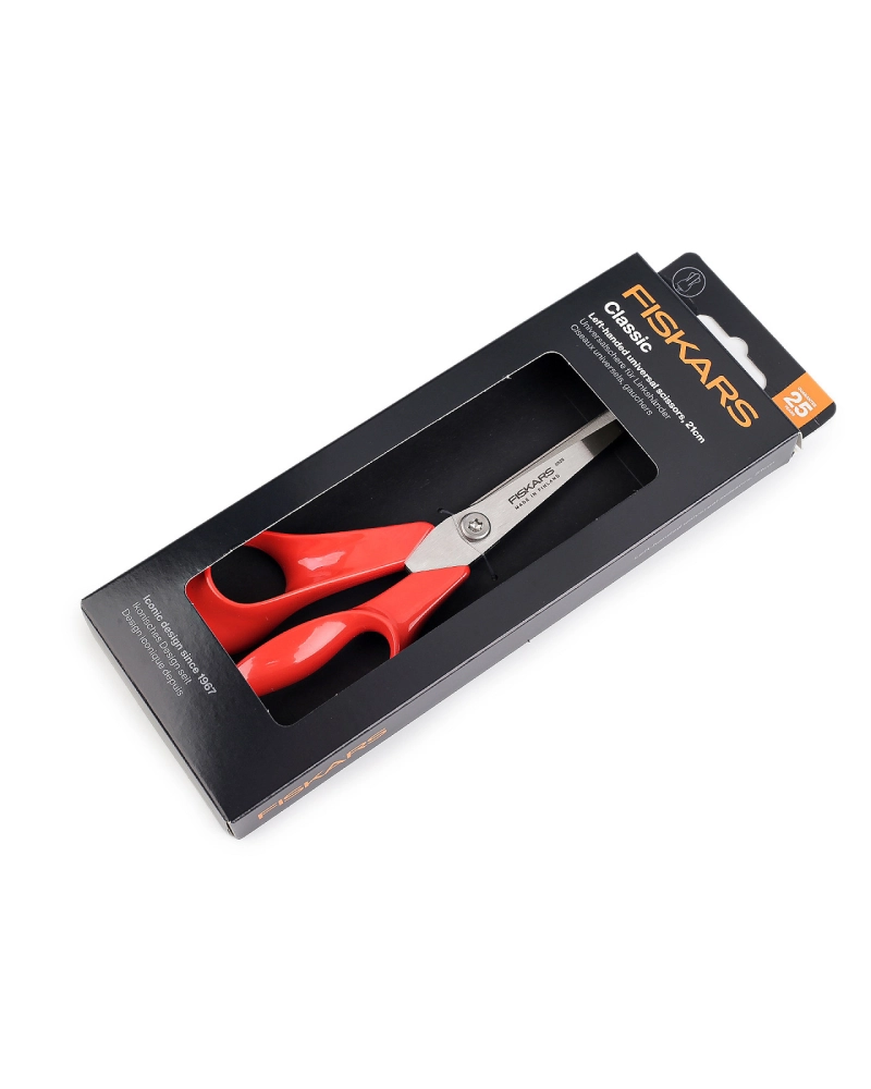 Krejčovské nůžky Fiskars pro leváky délka 21 cm - 1 ks | Mimib