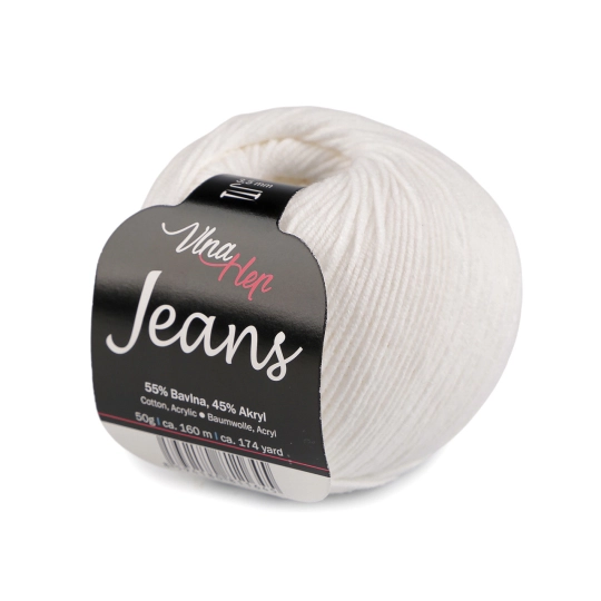Pletací příze Jeans 50 g - 1 ks | Mimib