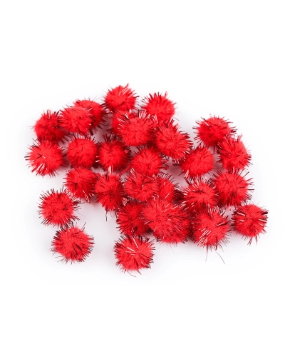 Bambulky s lurexem Ø15 mm - 1 sáček | Mimib