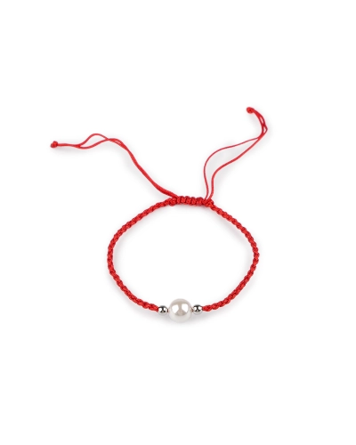 Náramek shamballa s perlou - 1 ks | Mimib