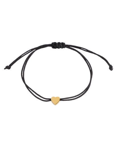Náramek shamballa srdce z nerezové oceli - 1 ks | Mimib
