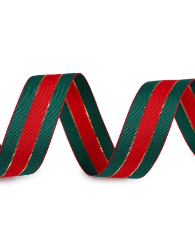 Vánoční stuha s lurexem šíře 25 mm - 22.5 m | Mimib