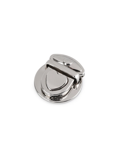 Sada zapínání na kabelku 30x32 mm srdce - 1 sada | Mimib